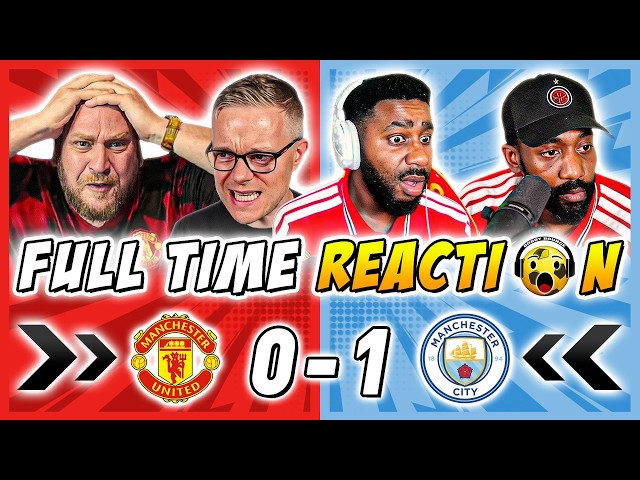 Man Utd Fans FUMING 🤬 Full Time Reactions to Man United 0-1 Man City | Premier League Fan Reactions