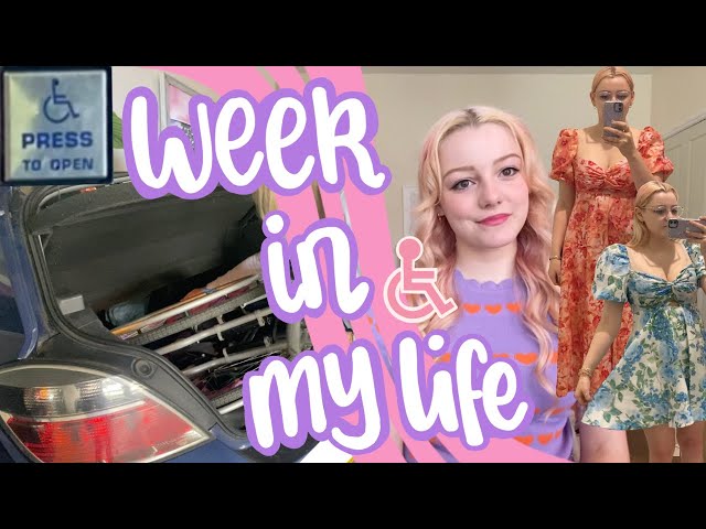 Disabled girl week in my life! Dealing with bad anxiety and panic attacks + using my wheelchair