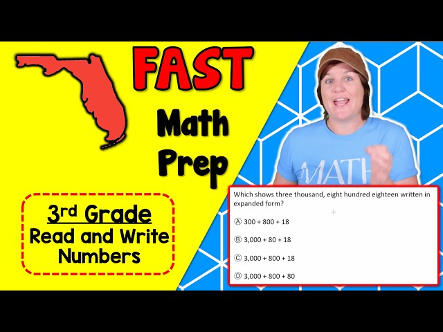 3rd GRADE | Florida FAST Math Test Prep FREEBIE | MA.3.NSO.1.1