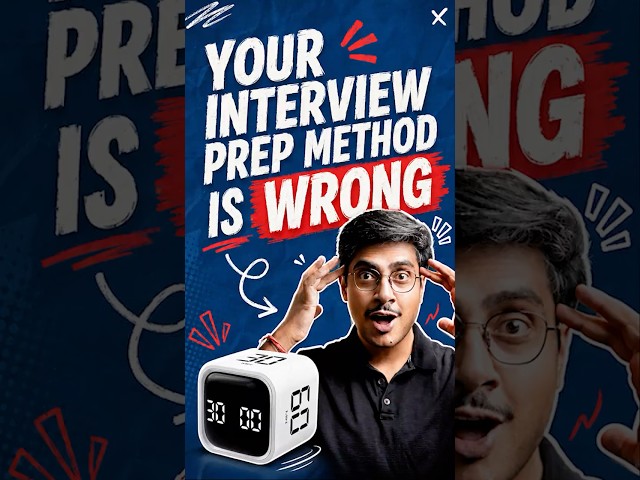 Why Interview Preparation Feels IMPOSSIBLE Today