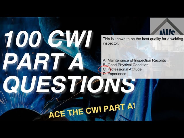 Full Compilation of 100 CWI Part A Questions - Answers and Detailed Explanation!