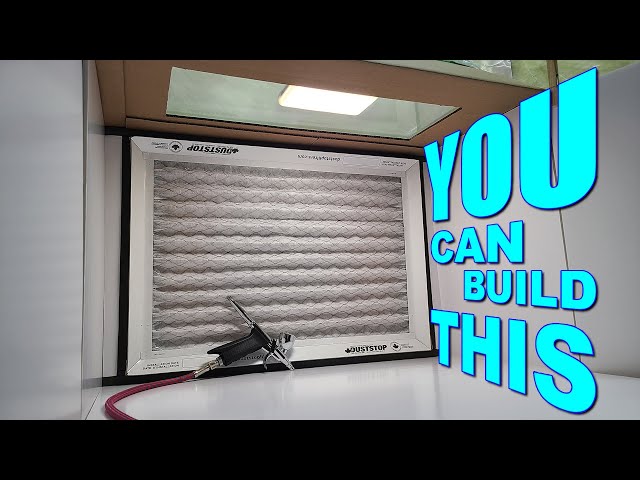 AFFORDABLE DIY Spray Paint Booth that ANYONE can build!