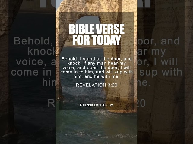 Revelation 3:20 | Comforting Bible Verse For Today