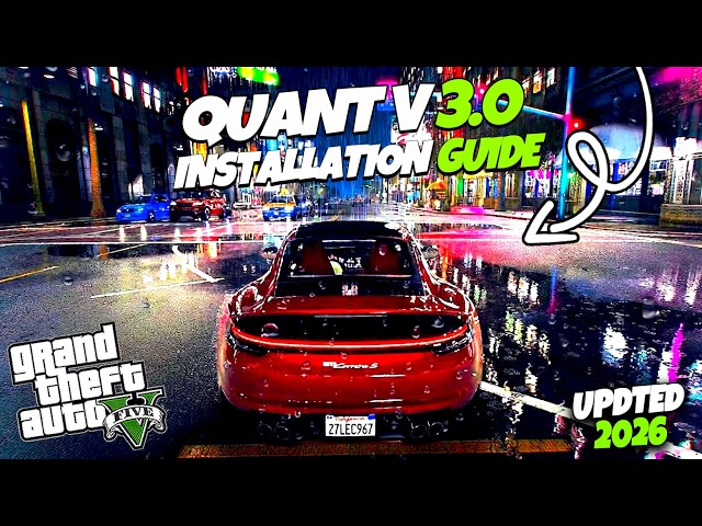How To Install QuantV 3.0 (Latest Updated) | GTA V Best Graphics Mod 2026 🔥