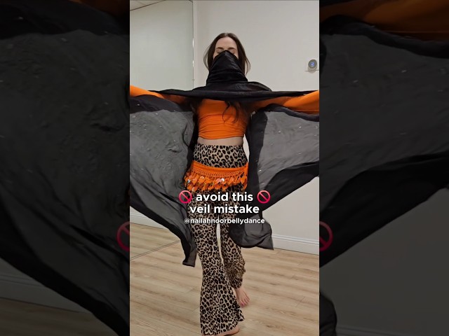 avoid this common veil mistake with these 3 tips ✅️ #bellydance #tutorial