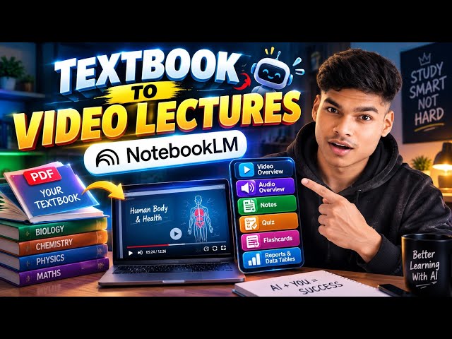 Textbook → Video Lecture 🤯