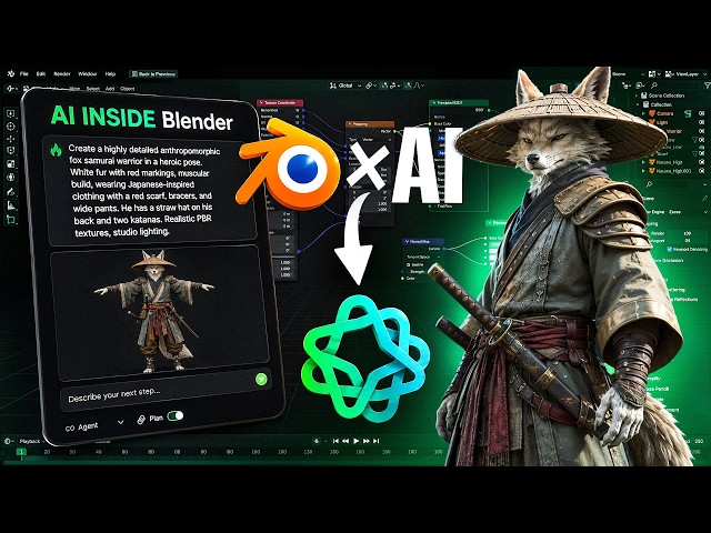 AI inside Blender without MCP - And it’s Open-Source