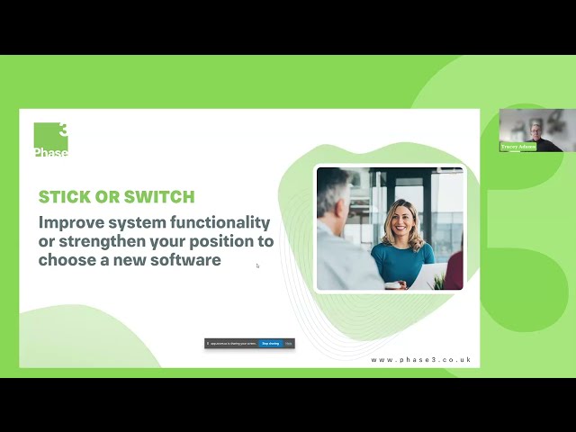System selection webinar: stick or switch?