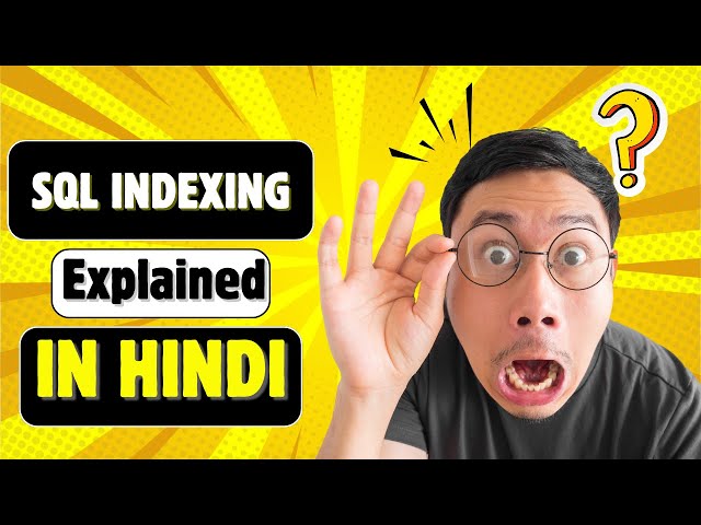 SQL Indexing Explained in 5 Minutes | Boost Your Query Performance 🚀