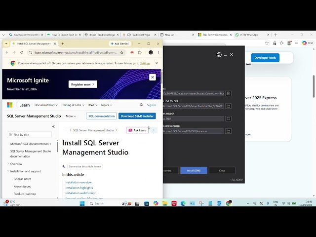 steps to install  sql server express edition