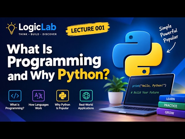 Python Mastery #001 — What Is Programming and Why Python?