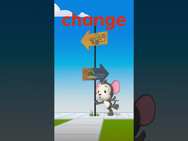 Kindergarten Sight Word: Change | ABCmouse #learning #education #sightwordsforkids #kindergarten