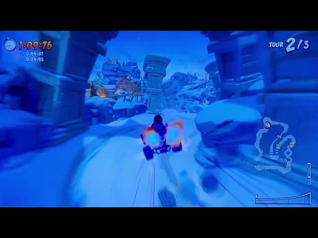 CTR NF: Polar Pass 01:57:31 (Crash Team Racing Time Trial PB)