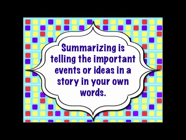 What is a Summary?