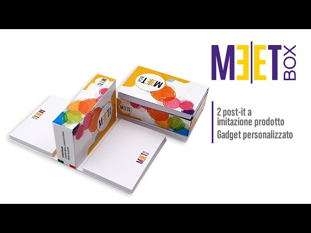 Meet Box post-it doppio imitazione astuccio (SKU 687)