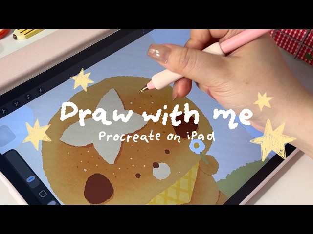 Relaxing drawing with me on Procreate 🖍️ iPad drawing | art process ✨