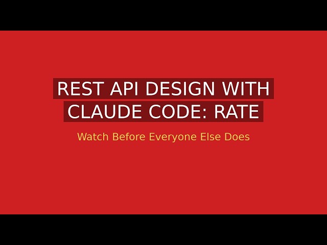 REST API Design with Claude Code: Rate Limits, Retries, and Idempotency