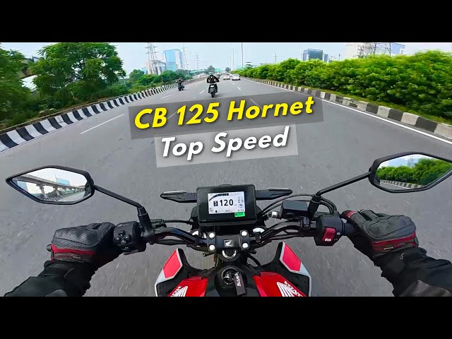 Honda CB 125 Hornet Top Speed🔥|| Highway Ride Review⚡️|| Sunday Hyper Ride🚀