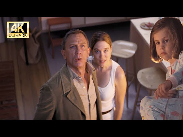James Bond Meets His Daughter "Mathilde" For The First Time In No Time to Die | 4K Movie Clips