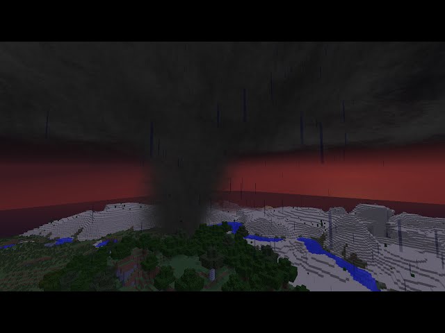 Minecraft Tornado Survival Episode2- Tornado!