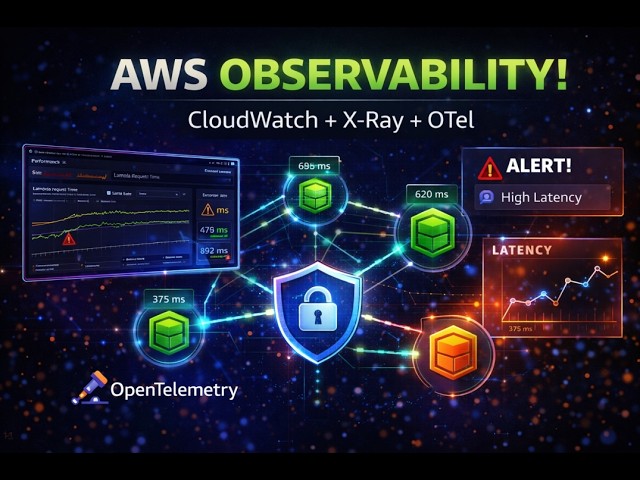 End-to-End Observability on AWS | CloudWatch, X-Ray & OpenTelemetry Explained | PencontentDigital