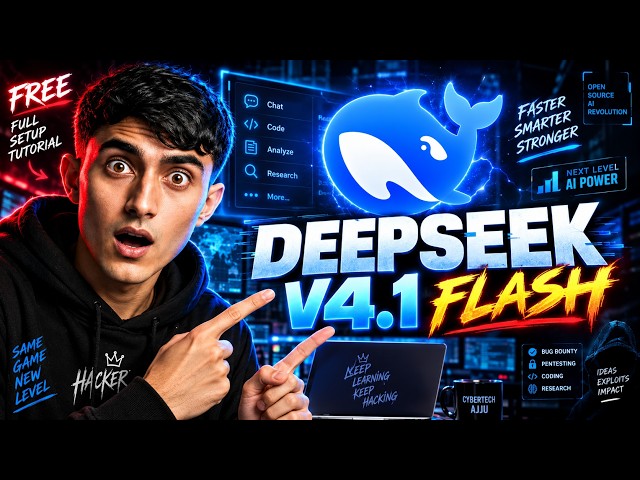 DeepSeek V4.1 Flash Is INSANE 🤯 | Free Setup for Coding & Bug Bounty
