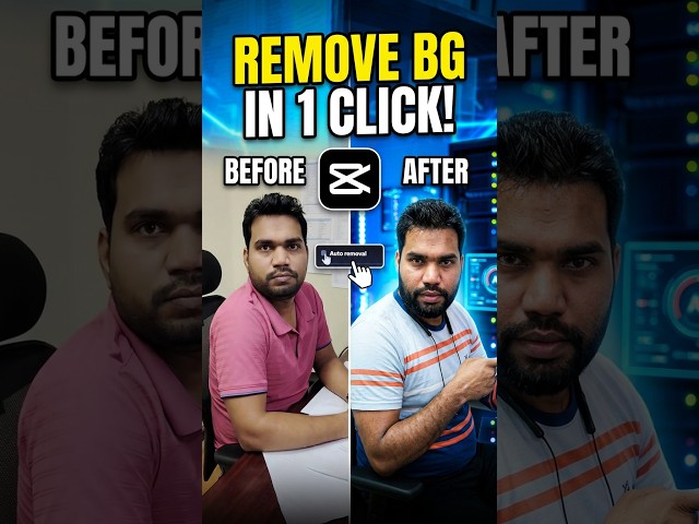 CapCut Editing With Background Remove 🔥 | Easy CapCut Tutorial #Shorts