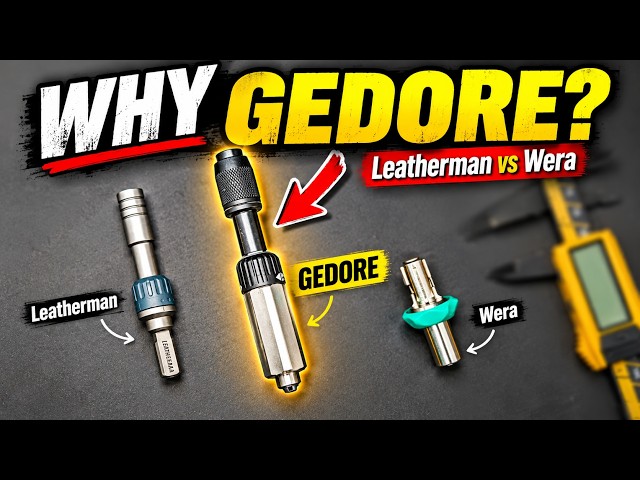 3 Ratchets, 3 Different Ideas — Wera vs Leatherman vs GEDORE