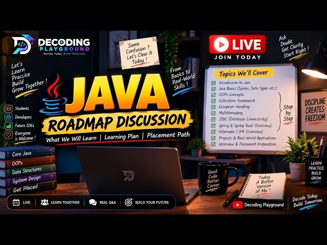 Java Roadmap for Beginners 🚀
