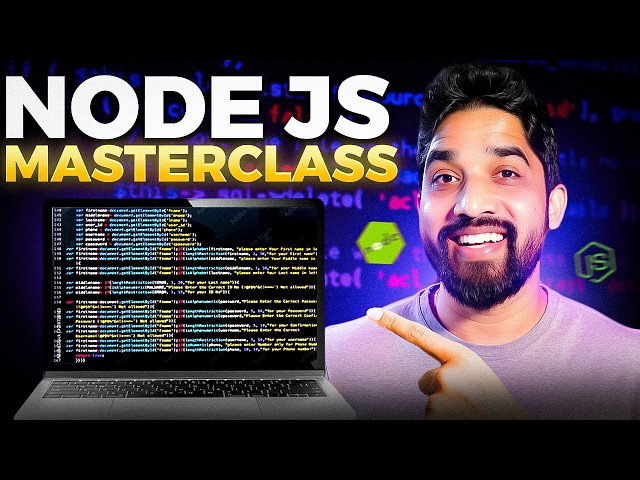 Node.js Masterclass | Build Real Projects with FS, HTTP, Streams & More! [Hands-On Tutorial]