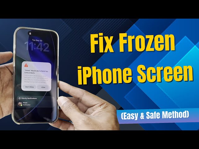 How To Fix Frozen iPhone Screen (2026)