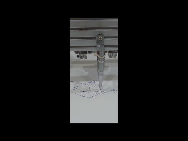 DIY Raspberry Pi CNC (SBC-CNC) Drawing Tom and Jerry #cncsoftware #cncmachine #cnc