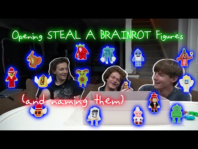 Opening MORE Crappy Brainrot Figures (and naming them)