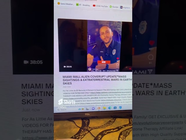 Miami Mall Alien Coverup  Update #ALIENS #bluebeam