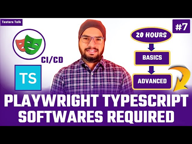 Playwright TypeScript #7 Softwares Required For Playwright Testing | Playwright Tutorial