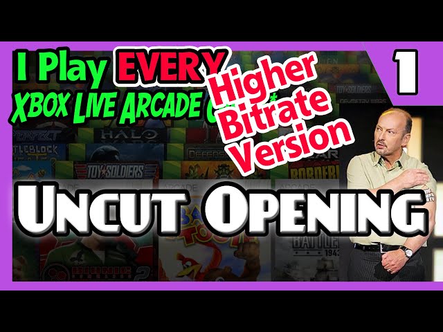 Uncut Opening From Part 1 (higher bitrate) - Segment from I Play EVERY Xbox Live Arcade Game, Part 1