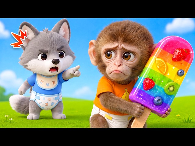 Sharing is Caring Song | Should You Share Popsicle, Baby Monkey? ❤️| Nursery Rhymes & Kids Songs