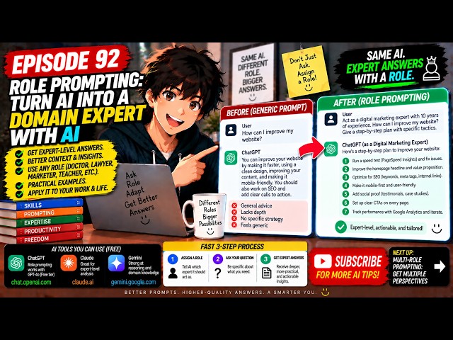 Role Prompting: Turn AI into a Domain Expert