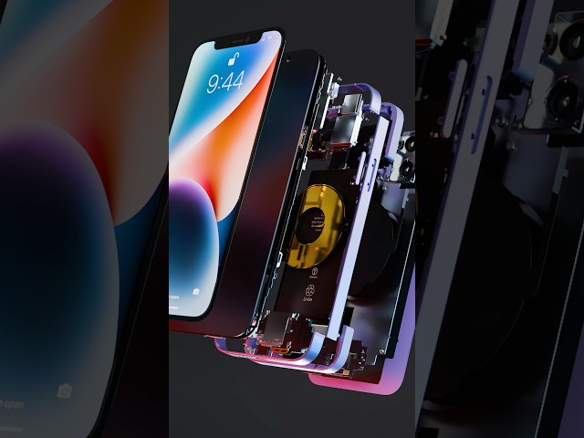 iPhone Product Animation In Blender #smartphone #iphone #blender