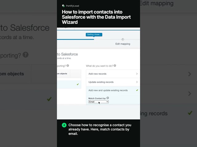 How to Import Contacts into Salesforce #shorts