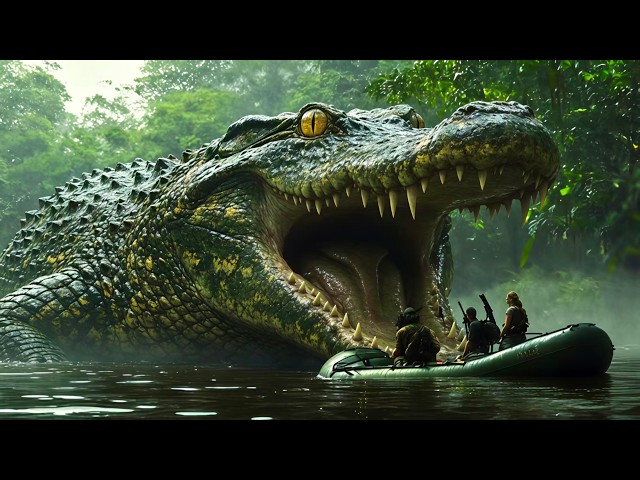 【FULL MOVIE 4K】Explorers Stranded on a Deserted Island! A Giant Crocodile Blocks Their Escape!