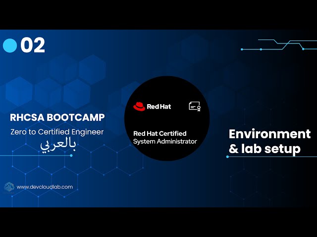 02 - RHCSA complete bootcamp (Arabic): Environment and lab setup.