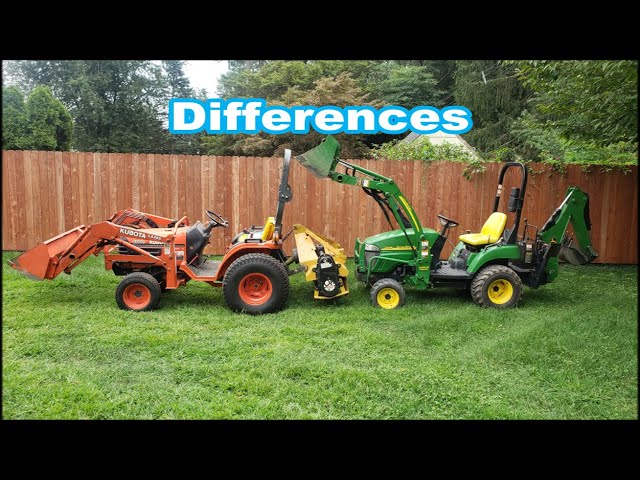 Kubota B7500 vs John Deere 2305 - Dimensions/Features