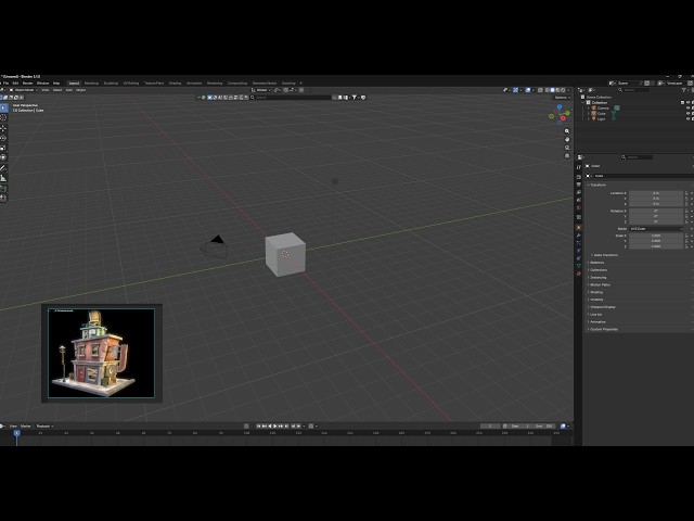 Making a Stylized Bar Building in Blender