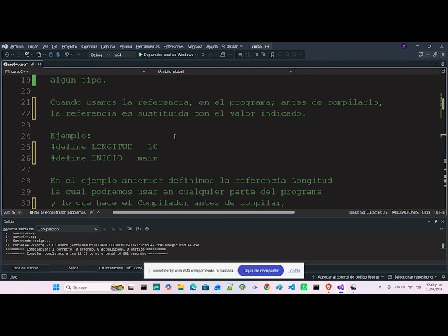 C++ Course Class 005 Constants | Free Programming School