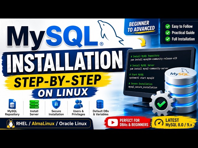 MySQL Installation on Linux step by step | Database Administration
