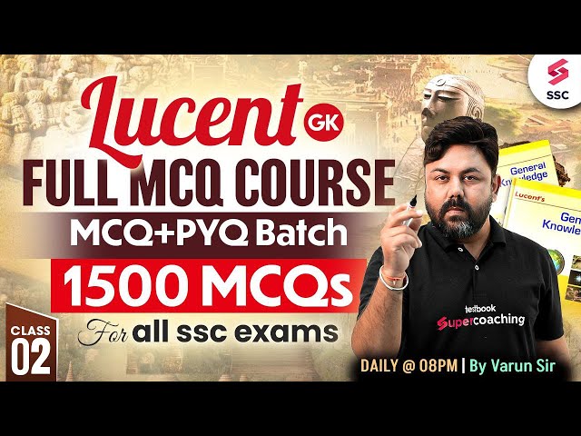 Lucent GK MCQ by Varun Awasthi | Lucent Book Full Complete Course | Lucent GK Book Class  2