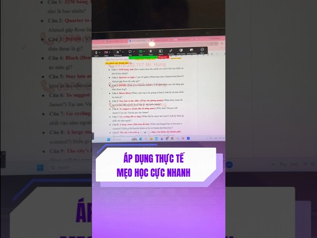 Đừng học lan man tốn thời gian! Xem ngay video để biết cách áp dụng mẹo vào đề thi thực tế