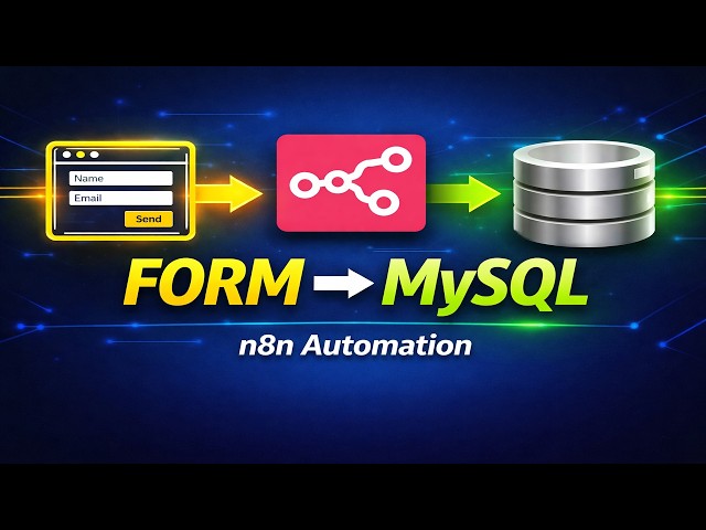 Connect PHP Form to MySQL using n8n | Store Form Data in Database using n8n Webhook