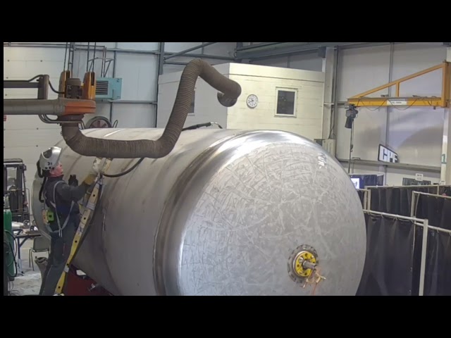 Pressure Vessel Manufacturing Time lapse - Stainless Steel 316/L